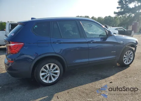 2017 BMW X3 Sdrive28I from USA, damaged, VIN 5UXWZ7C36H0X40791